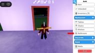 Place items from the Bathroom section (Image via Roblox)